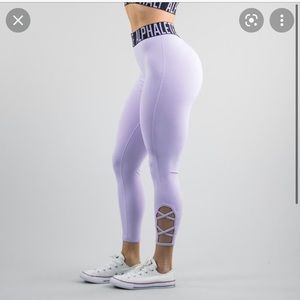 Alphalete Lavender Crop Legging